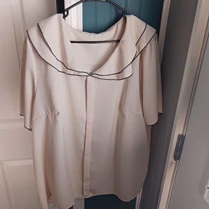 vintage looking blouse from shein.